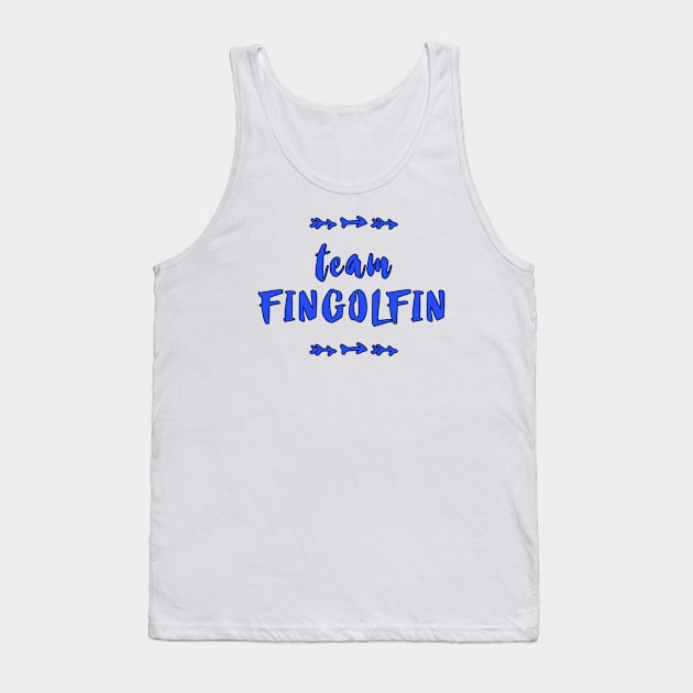 Team Fingolfin Tank Top by silmarillionshirts